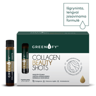 Greenify Collagen Beauty Shots, plaukų, odos, nagų grožiui, 25 ml, N14 paveikslėlis