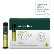 Greenify Brain Booster Shots, protinei veiklai, koncentracijai, 25 ml, N14 paveikslėlis Greenify Brain Booster Shots, protinei veiklai, koncentracijai, 25 ml, N14 paveikslėlis