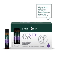 Greenify Deep Sleep Shots, kokybiškam miegui ir atsipalaidavimui, 10 ml, N10 paveikslėlis Greenify Deep Sleep Shots, kokybiškam miegui ir atsipalaidavimui, 10 ml, N10 paveikslėlis