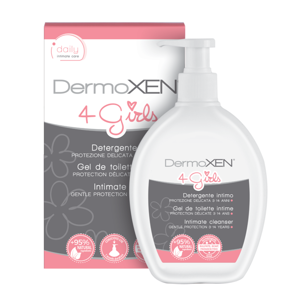 DERMOXEN 4 GIRLS, intymios higienos prausiklis mergaitėms, 200ml paveikslėlis DERMOXEN 4 GIRLS, intymios higienos prausiklis mergaitėms, 200ml paveikslėlis