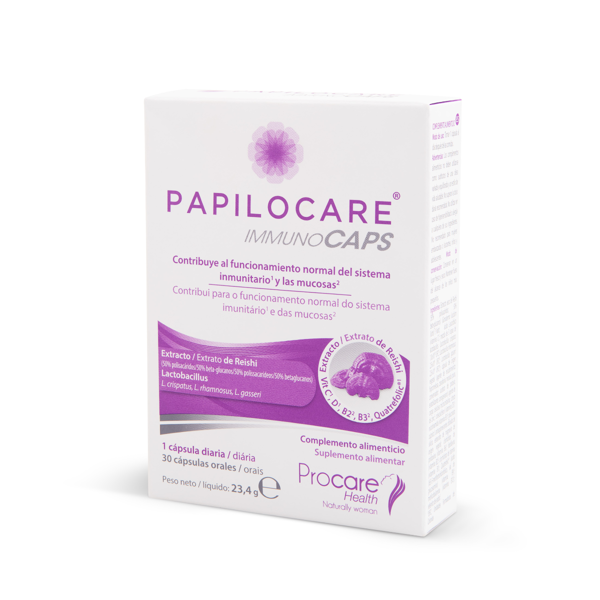 Papilocare Immunocaps kaps. N30 (Procare Health) paveikslėlis Papilocare Immunocaps kaps. N30 (Procare Health) paveikslėlis