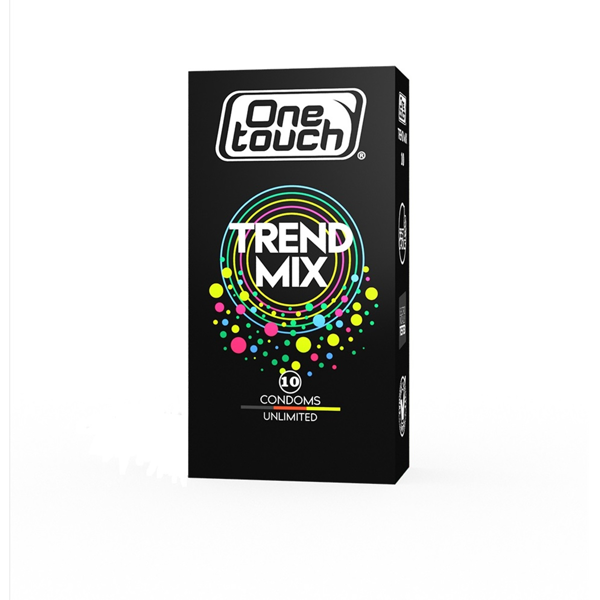 ONE TOUCH TREND MIX, prezervatyvai, 10 vnt. paveikslėlis