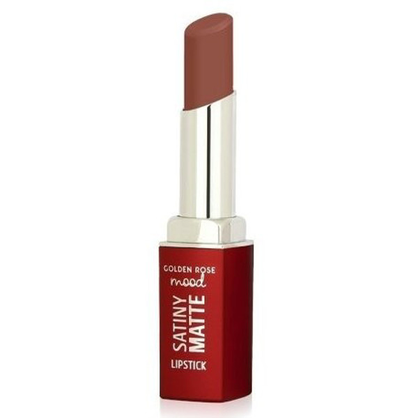 Golden Rose Mood Satiny matiniai lūpų dažai 3.5g, Nr. 02 Velvet Taupe