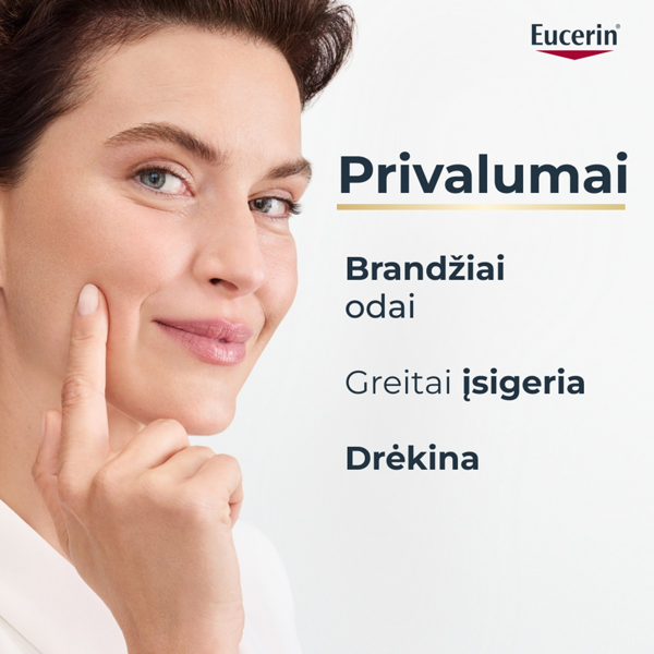EUCERIN HYALURON - FILLER + ELASTICITY, akių srities kremas, SPF20, 15 ml paveikslėlis EUCERIN HYALURON - FILLER + ELASTICITY, akių srities kremas, SPF20, 15 ml paveikslėlis