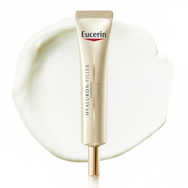 EUCERIN HYALURON - FILLER + ELASTICITY, akių srities kremas, SPF20, 15 ml paveikslėlis EUCERIN HYALURON - FILLER + ELASTICITY, akių srities kremas, SPF20, 15 ml paveikslėlis