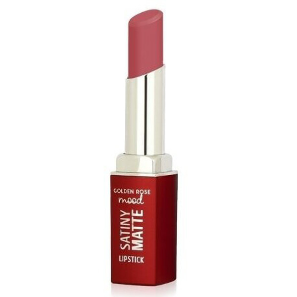 Golden Rose Mood Satiny matiniai lūpų dažai 3.5g, Nr. 06 Peach Amber