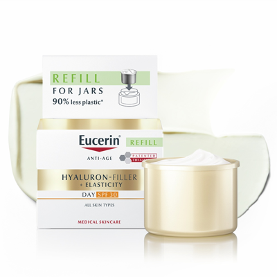 Eucerin Hyaluron-Filler + Elasticity, dieninis kremas, SPF 30, papildymas, 50ml paveikslėlis