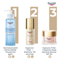 EUCERIN HYALURON-FILLER + ELASTICITY, dieninis kremas, SPF 30, 50 ml paveikslėlis EUCERIN HYALURON-FILLER + ELASTICITY, dieninis kremas, SPF 30, 50 ml paveikslėlis