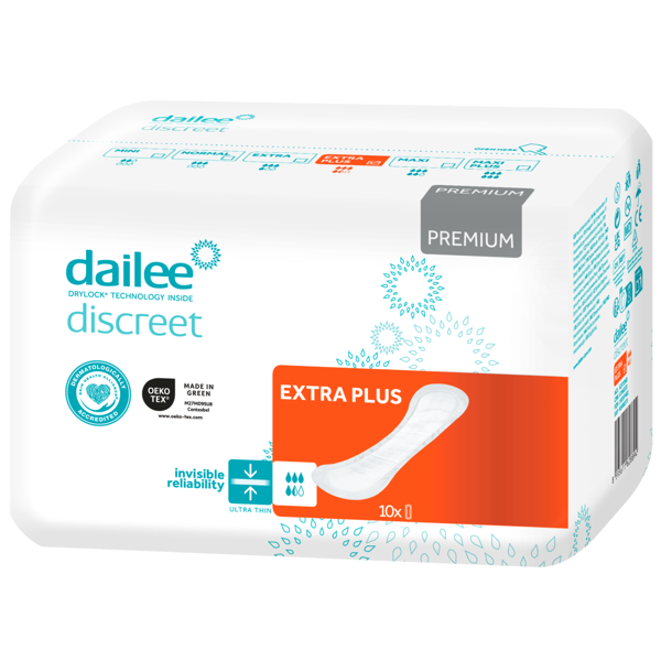 Dailee Discreet Premium Extra Plus N10 (Drylock) paveikslėlis Dailee Discreet Premium Extra Plus N10 (Drylock) paveikslėlis