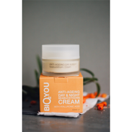 Bio2You Šaltalankių kremas nuo raukšlių su hialurono rūgštimi, 50 ml