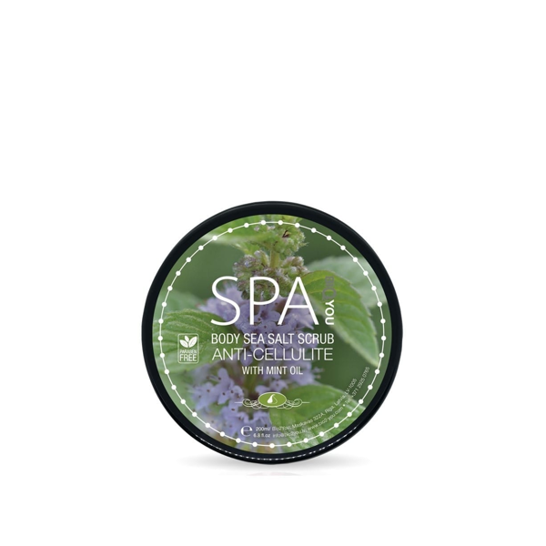 Bio2You jūros druskos anticeliulitinis šveitiklis su laukinių mėtų aliejumi 200 ml