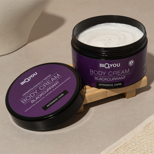 Bio2You kūno kremas „Juodasis serbentas“, 200 ml