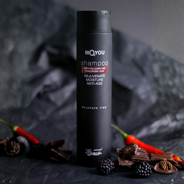 Bio2You natūralus šampūnas su kolagenu ir hialurono rūgštimi, 300 ml