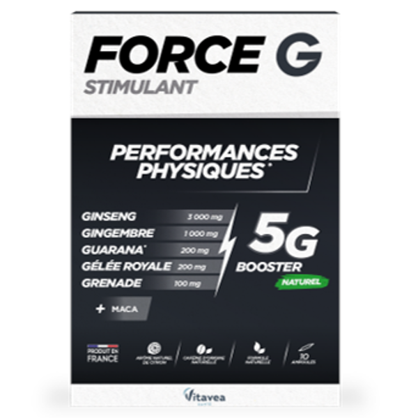 VITAVEA Force G stimulant 5G booster, 10 ampulių VITAVEA Force G stimulant 5G booster, 10 ampulių