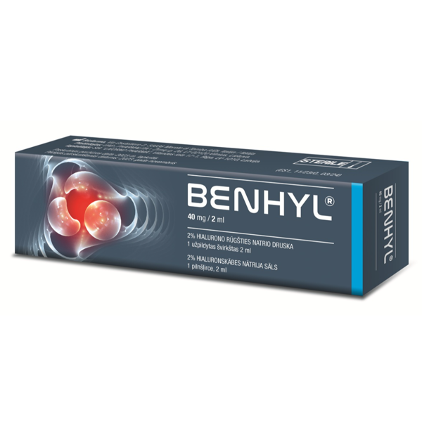 BENHYL 40 mg/ml injekcinis tirpalas užpildytame švirkšte 2ml N1 (Biofarma) paveikslėlis BENHYL 40 mg/ml injekcinis tirpalas užpildytame švirkšte 2ml N1 (Biofarma) paveikslėlis
