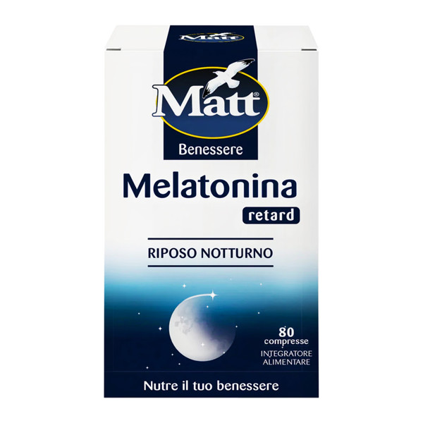 MATT Melatonina retard, melatoninas miegui, 80 tab. MATT Melatonina retard, melatoninas miegui, 80 tab.