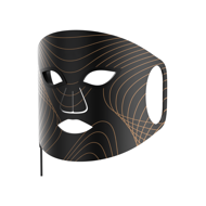 Lunni LED 7 spalvų ir artimųjų infraraudonųjų spindulių veido kaukė, juoda, 1 vnt.