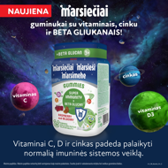 Marsiečiai Super Immuno gum. N50 (Walmark) MARSIEČIAI SUPER IMMUNO, 50 guminukų paveikslėlis