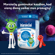 MARSIEČIAI GUMINUKAI, su ežiuole, 50 guminukų  paveikslėlis