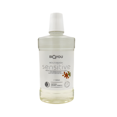 Bio2You Sensitive natūralus burnos skalavimo skystis, 500 ml