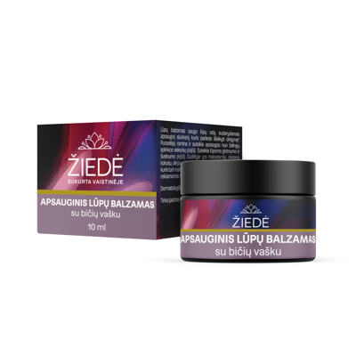 ŽIEDĖ, apsauginis lūpų balzamas su bičių vašku, 10 ml  paveikslėlis