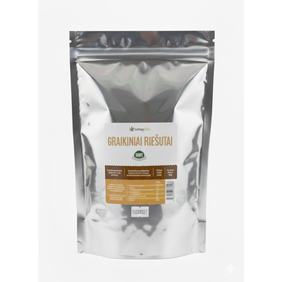 KANAPŪKIS Graikiniai riešutai 1 kg.