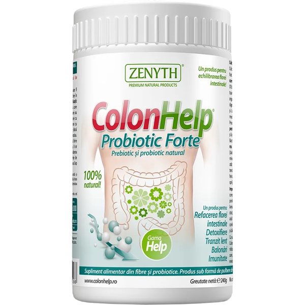 ZENYTH, COLON HELP PROBIOTIC FORTE, 240 g ZENYTH, COLON HELP PROBIOTIC FORTE, 240 g