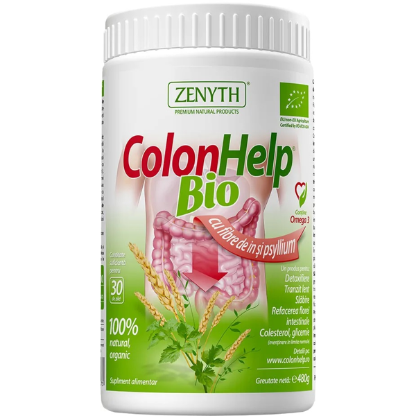 ZENYTH, COLON HELP BIO. Maisto papildas, ekologiškas, 480 g ZENYTH, COLON HELP BIO. Maisto papildas, ekologiškas, 480 g
