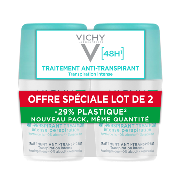 Rinkinys DEO DUO VICHY, rut. antiperspirantas, nuo intensyvaus prakaitavimo, 2 vnt. paveikslėlis