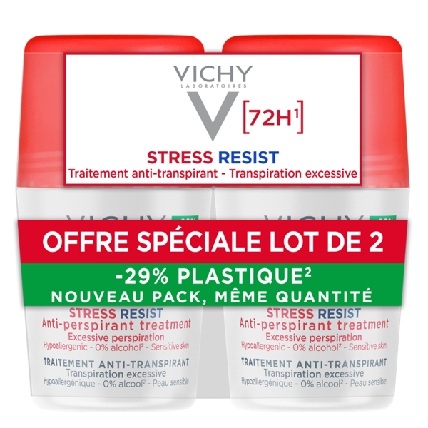 Rinkinys DEO DUO VICHY STRESS RESIST, rut. antiperspirantas, 2 vnt. paveikslėlis