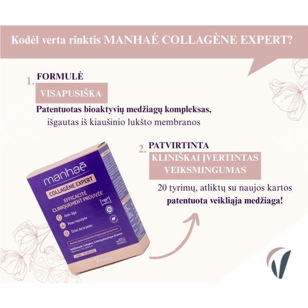VITAVEA Manhaé Collagen Expert kolageno ekspertas, 30 vnt paveikslėlis VITAVEA Manhaé Collagen Expert kolageno ekspertas, 30 vnt paveikslėlis