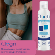 CLOGIN, intymios higienos prausimosi putos, pH 4,5, 150 ml paveikslėlis