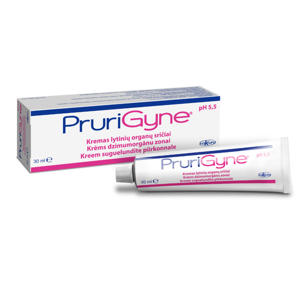 PRURIGYNE, kremas lytinių organų sričiai, pH 5,5, 30 ml paveikslėlis