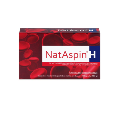 NATASPIN H, 30 kapsulių paveikslėlis