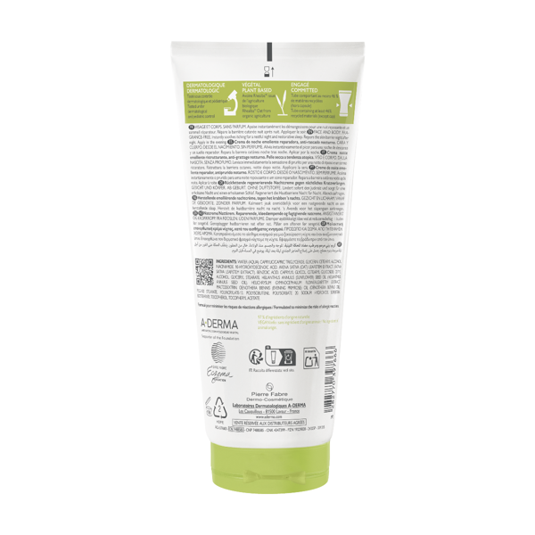 A-DERMA EXOMEGA CONT., naktinis kremas emolientas, 200ml, 1 vnt. paveikslėlis A-DERMA EXOMEGA CONT., naktinis kremas emolientas, 200ml, 1 vnt. paveikslėlis