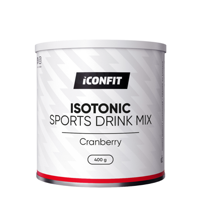 ICONFIT, izotoninio gėrimo milteliai, spanguolių skonio, 400g, 1 vnt. paveikslėlis