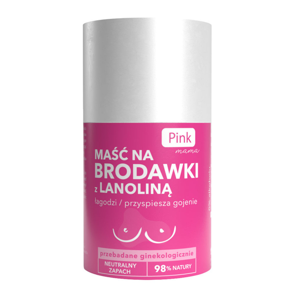 Pink Mama tepalas speneliams su lanolinu, 50 ml