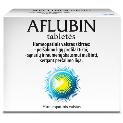AFLUBIN, tabletės, N48 paveikslėlis