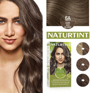 NATURTINT, ilgalaikiai plaukų dažai be amoniako, DARK ASH BLONDE 6A, 170 ml NATURTINT, ilgalaikiai plaukų dažai be amoniako, DARK ASH BLONDE 6A, 170 ml
