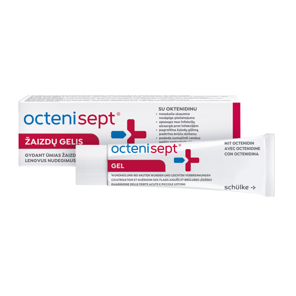 SCHULKE OCTENISEPT, gelis žaizdoms, 20 ml paveikslėlis SCHULKE OCTENISEPT, gelis žaizdoms, 20 ml paveikslėlis