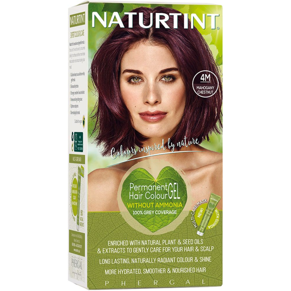 NATURTINT, ilgalaikiai plaukų dažai be amoniako, MAHOGANY CHESTNUT 4M, 170 ml NATURTINT, ilgalaikiai plaukų dažai be amoniako, MAHOGANY CHESTNUT 4M, 170 ml