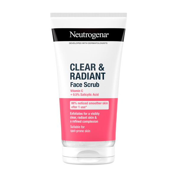 NEUTROGENA CLEAR & RADIANT, veido šveitiklis, 150ml paveikslėlis