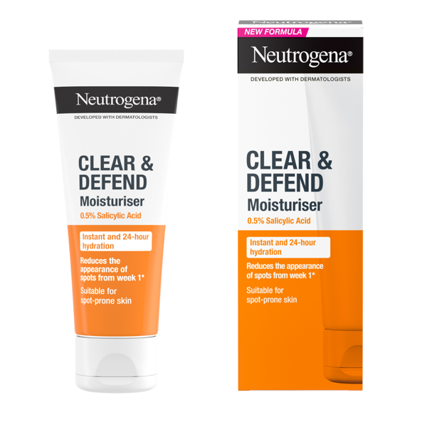 NEUTROGENA CLEAR & DEFEND, drėkinamasis kremas, 50ml paveikslėlis NEUTROGENA CLEAR & DEFEND, drėkinamasis kremas, 50ml paveikslėlis
