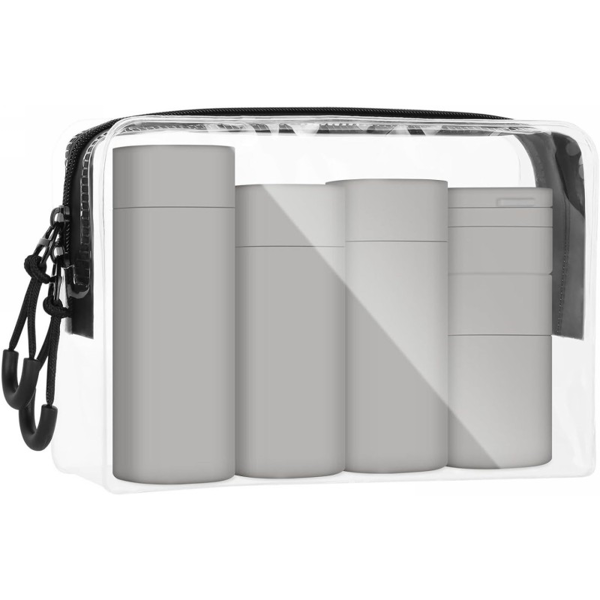 Osom Kelioniniai buteliukai OSOM25129GREY, pilkos spalvos