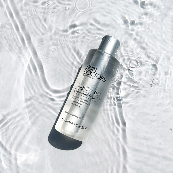 Skin Doctors, Ingrow Go, losjonas nuo plaukų įaugimo ir bėrimo po skutimosi, 120ml