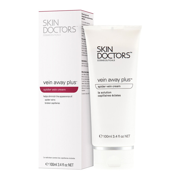 Skin Doctors, Vein Away Plus, kremas sutrūkinėjusiems kapiliarams ir voratinklinėms venoms, 100ml Skin Doctors, Vein Away Plus, kremas sutrūkinėjusiems kapiliarams ir voratinklinėms venoms, 100ml