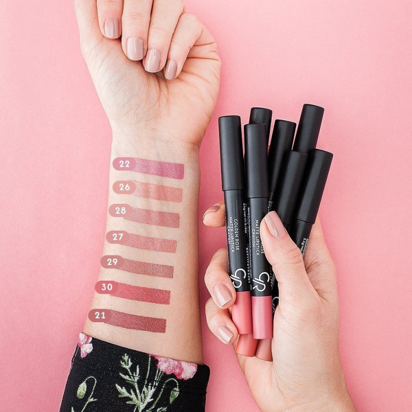 Golden Rose Crayon matiniai lūpų dažai 3.5g, Nr. 28