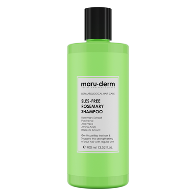 MARUDERM, plaukų šampūnas stiprinamasis su rozmarinu, 400 ml paveikslėlis