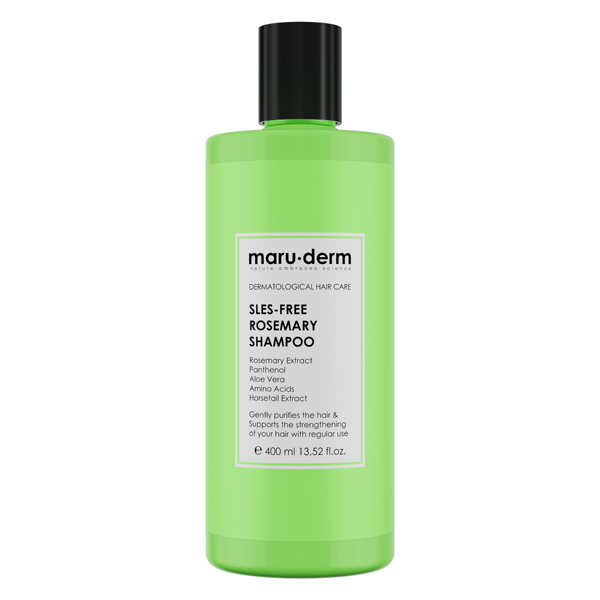 MARUDERM, plaukų šampūnas stiprinamasis su rozmarinu, 400 ml paveikslėlis