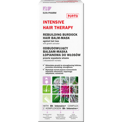 ELFA PHARM, varnalėšų balzamas kaukė, atstatomoji nuo plaukų slinkimo, 200 ml paveikslėlis